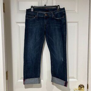 NWOT -LEVI'S Tilted 504 Cropped Jeans, Stretch, Cuffed, Stretch, Size 9 Medium